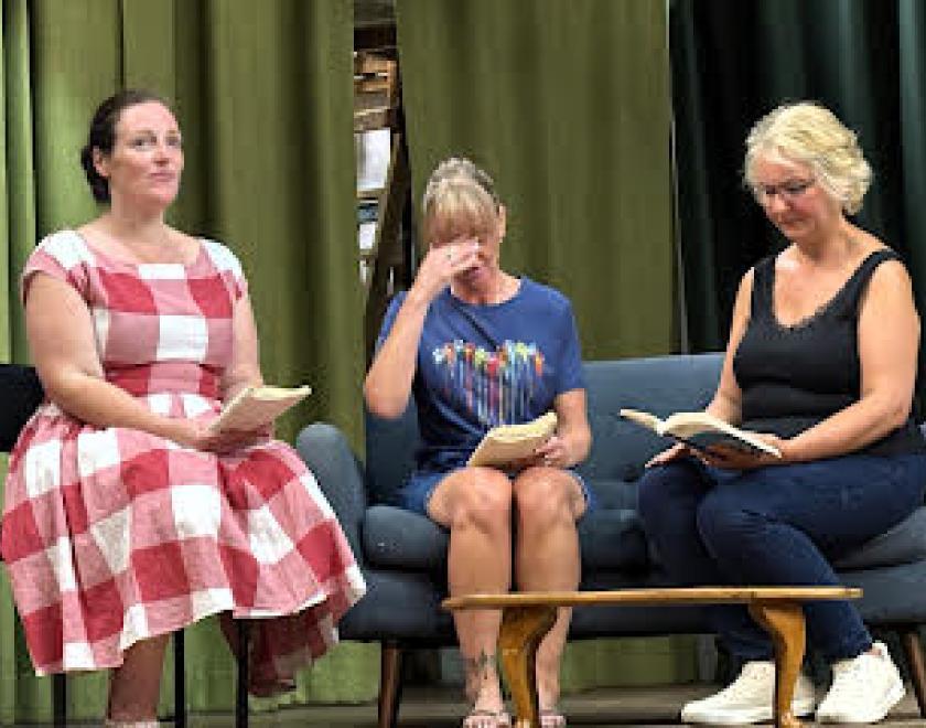 Rehearsals are underway for Twyford Drama's production of "Home, I'm Darling"