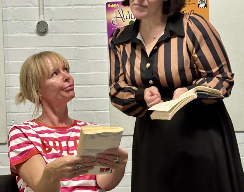 Rehearsals are underway for Twyford Drama's production of "Home, I'm Darling"