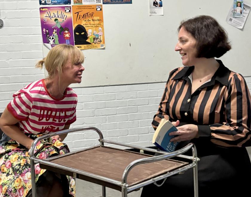Rehearsals are underway for Twyford Drama's production of "Home, I'm Darling"