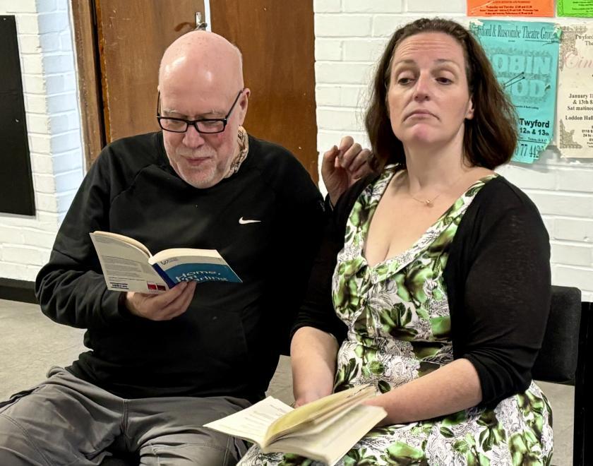 Rehearsals are underway for Twyford Drama's production of "Home, I'm Darling"