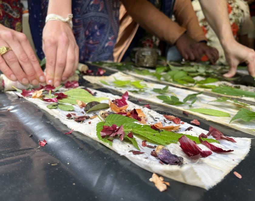 A picture of botanical printing