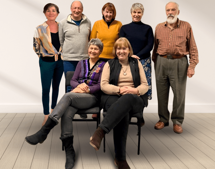 The cast of Twyford Drama's Traitor At The Beeches