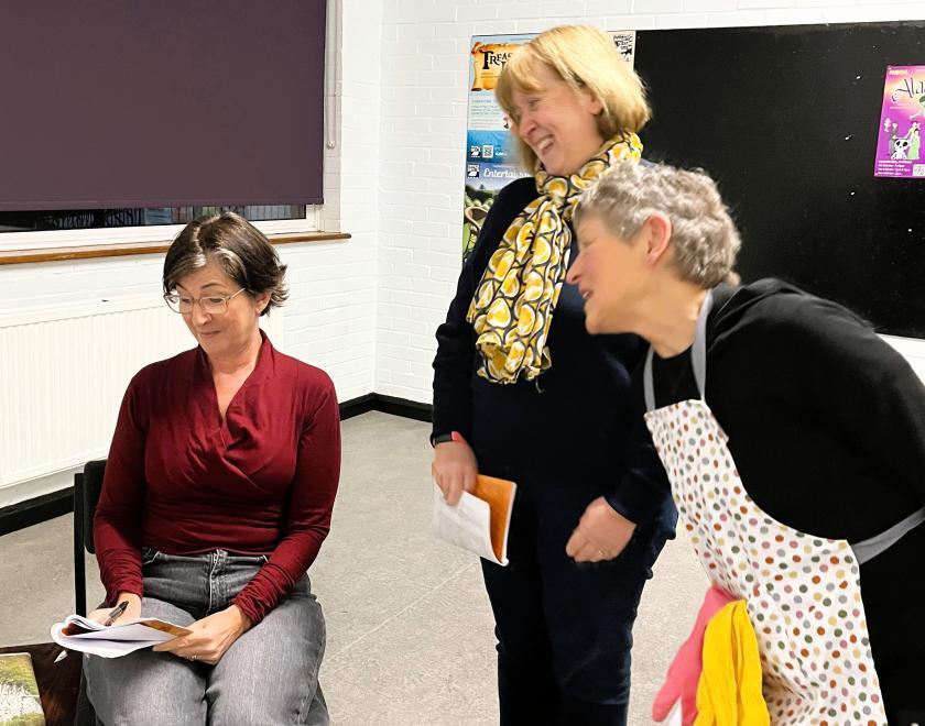 Rehearsals are underway for Traitor At The Beeches at Twyford Drama