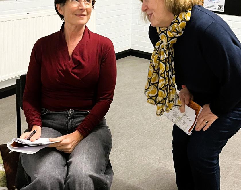 Rehearsals are underway for Traitor At The Beeches at Twyford Drama