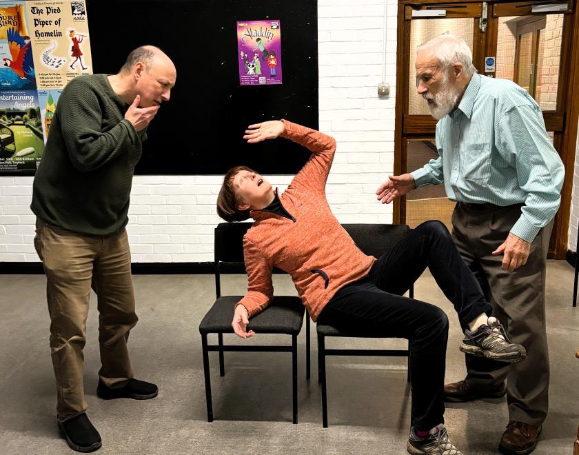 Rehearsals are underway for Traitor At The Beeches at Twyford Drama