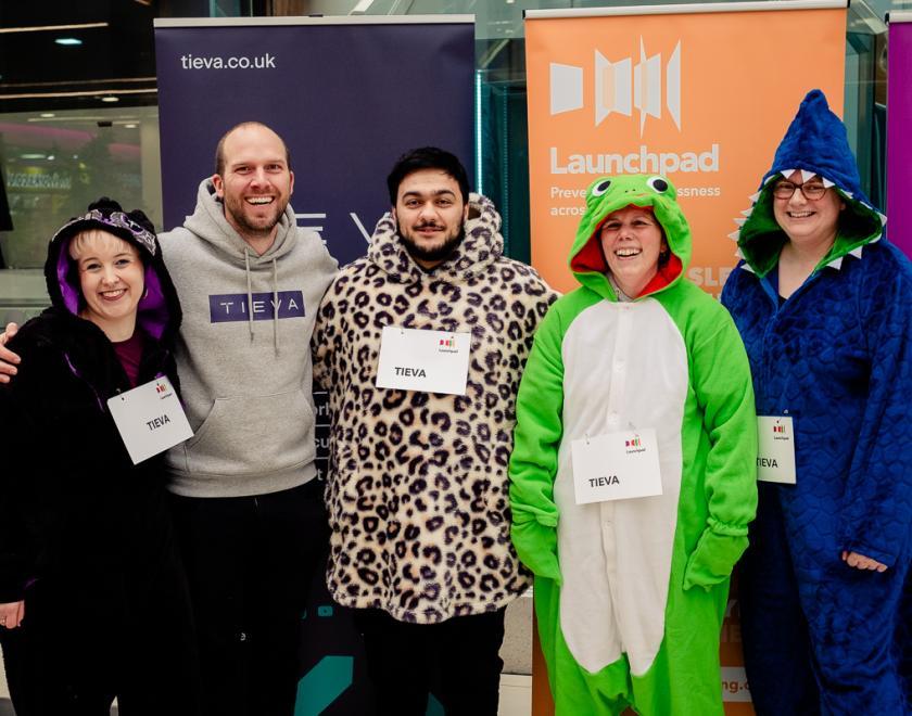 Launchpad’s annual Pancake Race which saw teams batter it out on Broad Street