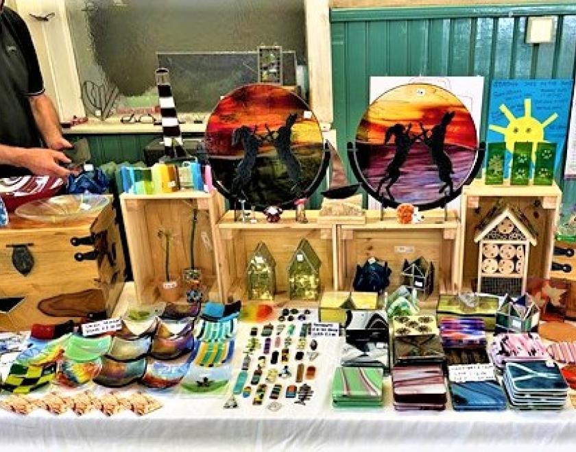 Artist-made creations on sale at the artists & makers fair in Caversham
