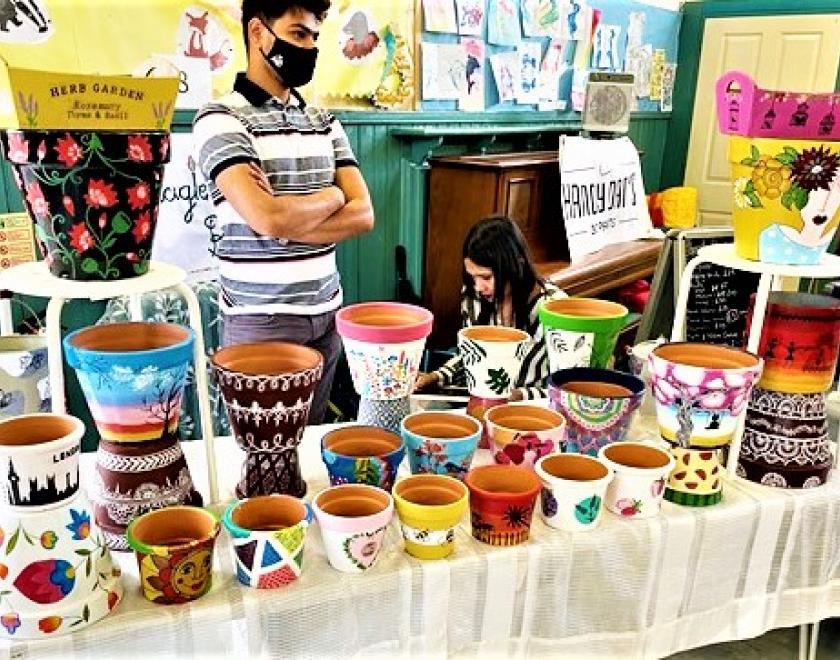 Artist-made creations on sale at the artists & makers fair in Caversham