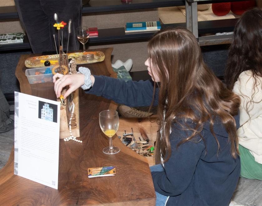 Private viewing of the Our Domain public art project in Reading