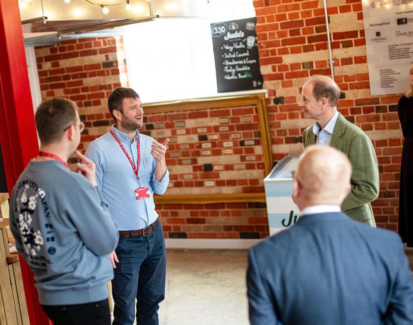 The Duke Of Edinburgh Visits Reading Rep Theatre
