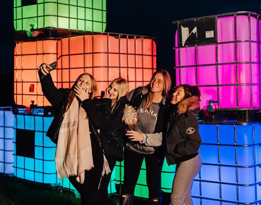 Immersive yourself in the Neverland Illuminova light trail at Wellington Country Park this December - photo by Luke Dyson