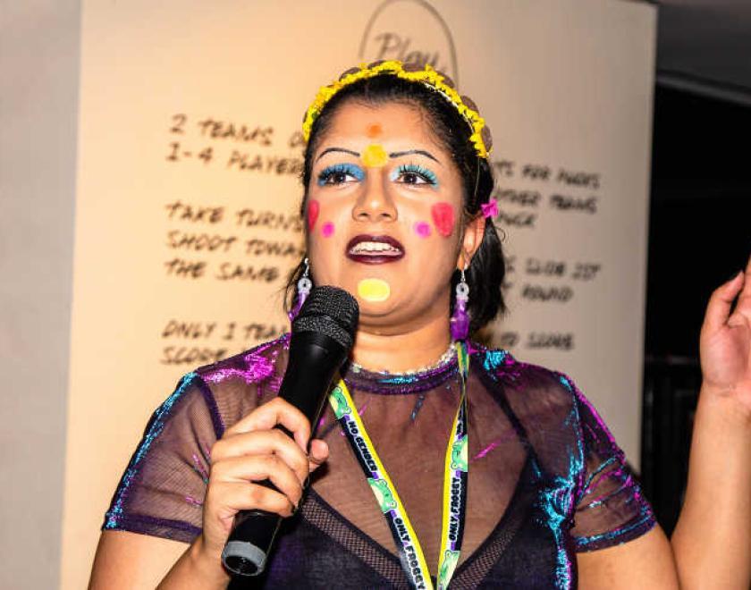 Big Jay performs on the PrideXtra stage at Love Unites 2022