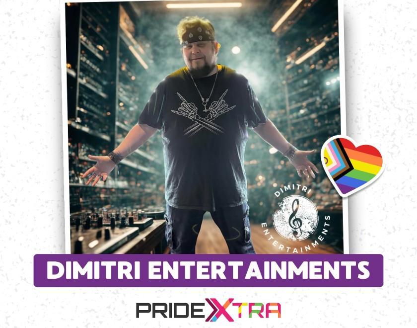 Dmitri is performing on the PrideXtra stage at Reading Pride's Love Unites