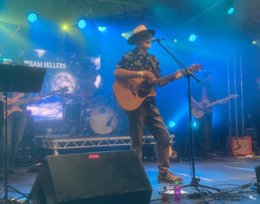 Dream Sellers are performing on the Pride Alive Stage at Reading Pride's Love Unites 2023