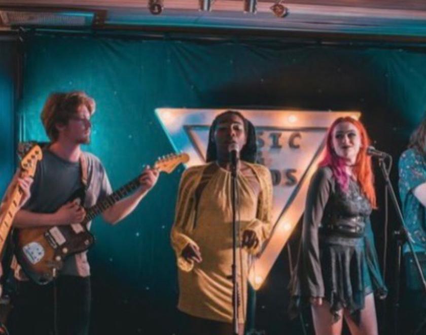 Glass Half-Broken are performing on the Pride Alive Stage at Reading Pride's Love Unites 2023