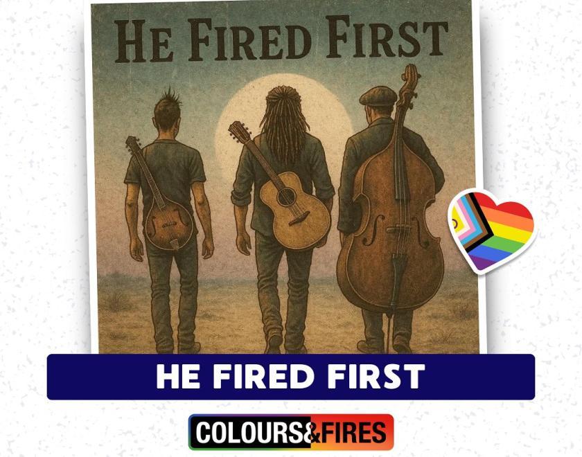 He Fired First will perform on the Colours & Fires Stage at Reading Pride's Love Unites