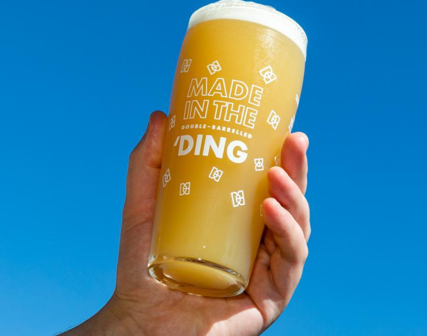 Double-Barrelled beer