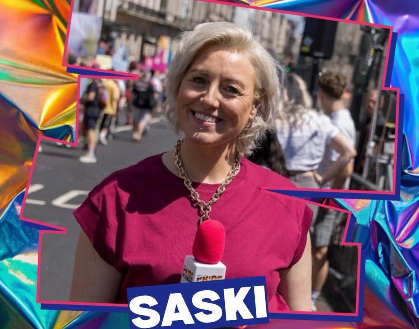 Saski will be performing on the Main Stage at Reading Pride 2026