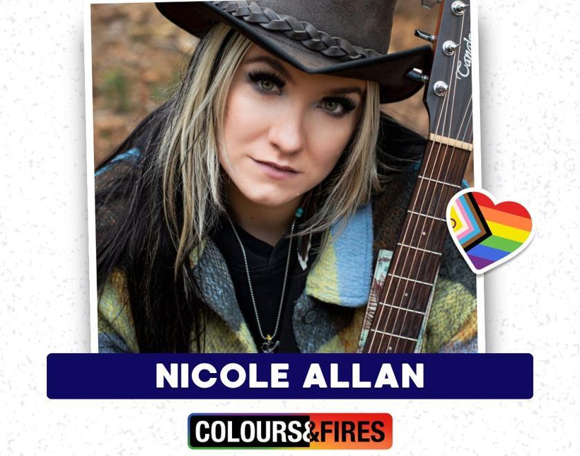 Nicole Allan will perform on the Colours & Fires Stage at Reading Pride's Love Unites
