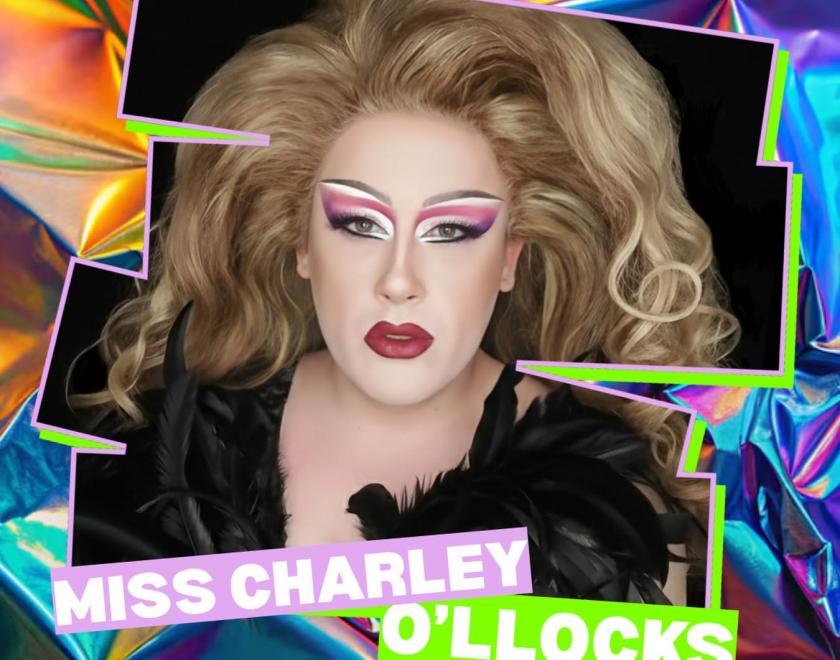 Miss Charley O'llocks will be performing on the Pride Xtra Stage at Reading Pride 2026