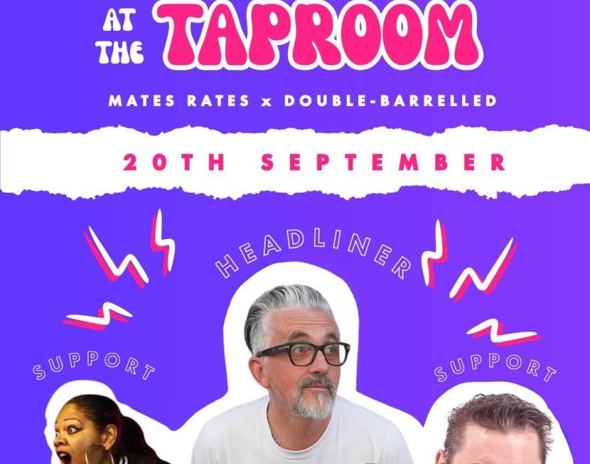 Comedy at The Taproom September with headliner Markus Birdman