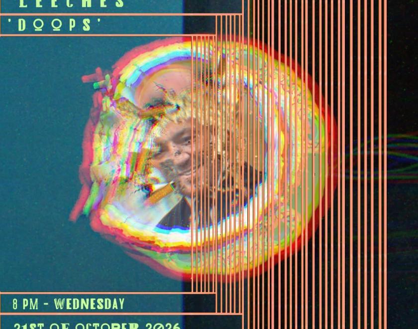 Image of the artist. Date and time of event. Free entry, 18+