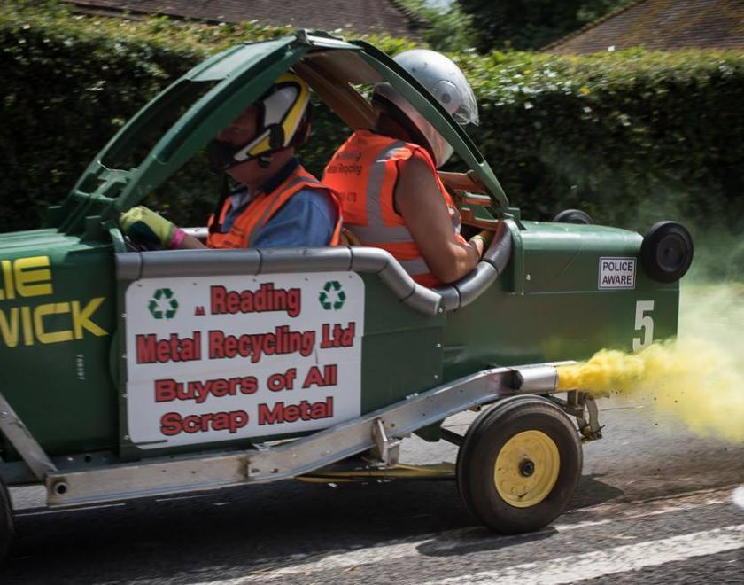 Reading Metal Recycling Box Kart