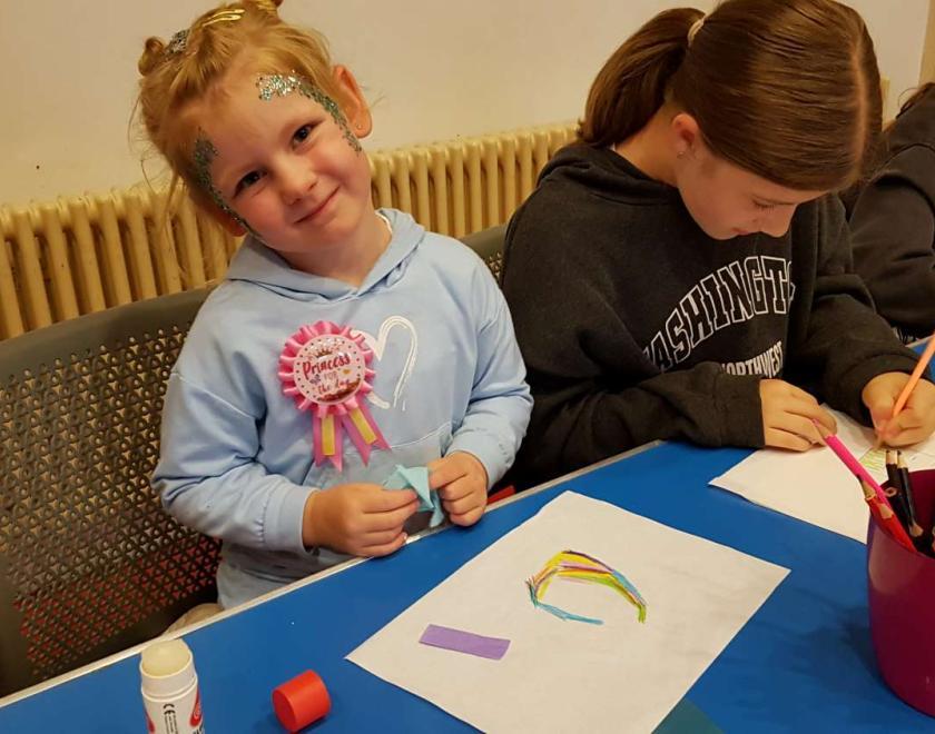 Craft activity for children at Reading Museum