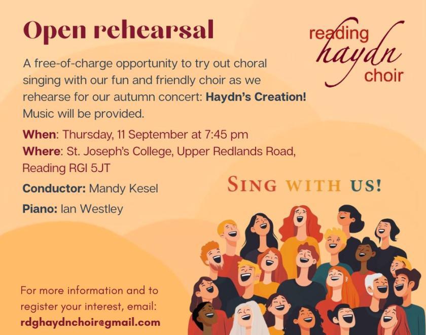 poster for our event