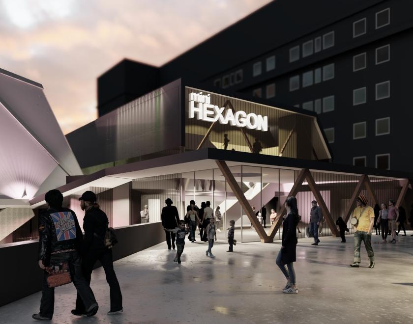 Artists impression of new sapce at Reading Hexagon