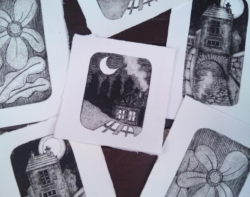 Tetra pack etchings