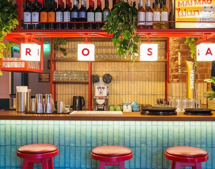 Photo of the bar inside the restaurant