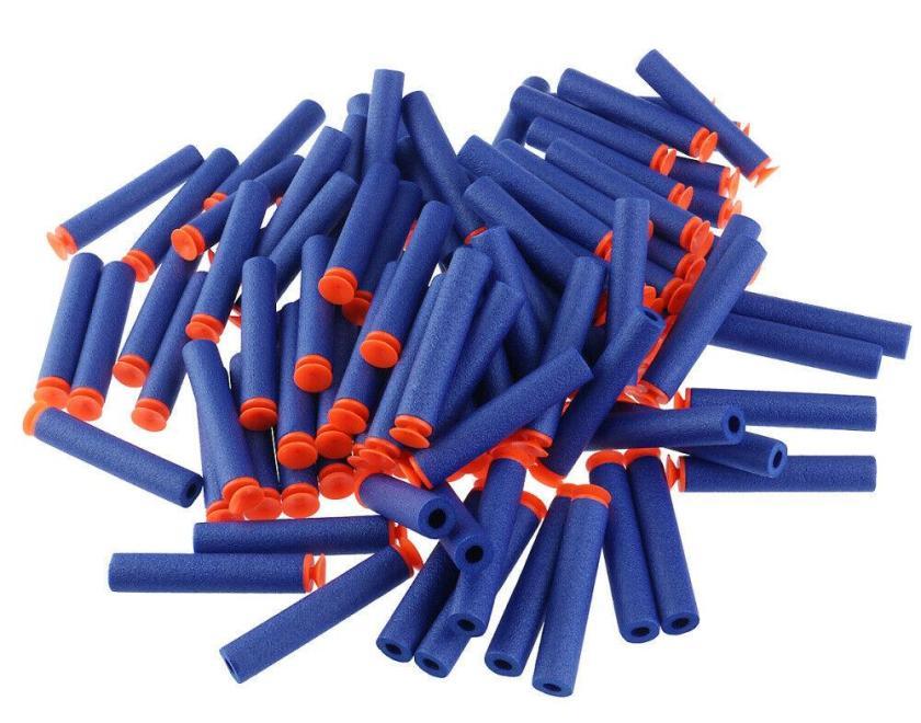 Photo showing nerf bullets