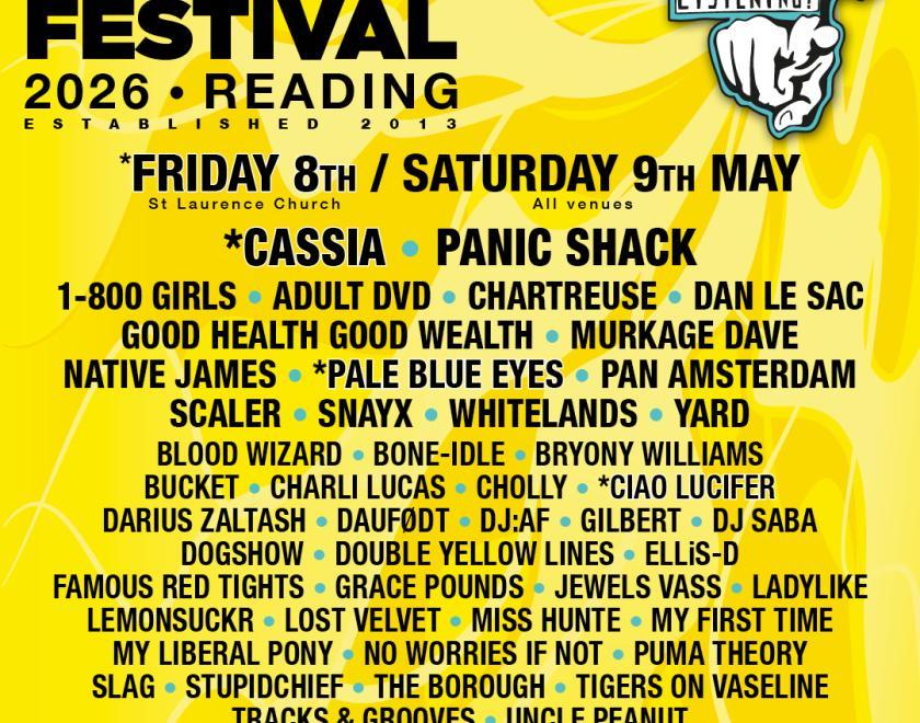 Are You Listening? 26 full line up poster