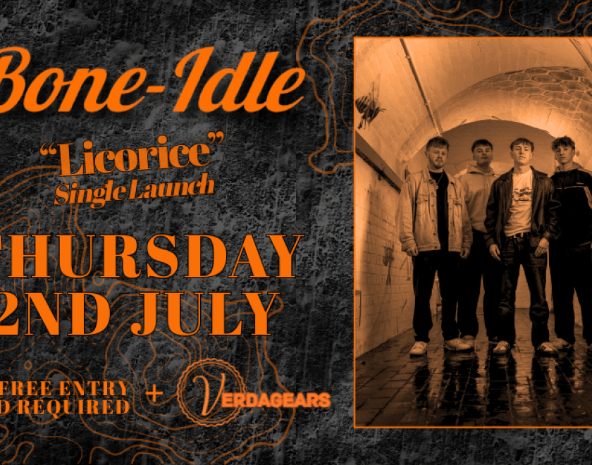 @bone_idleuk Single launch "Licorice"  with support from @verdagears  FREE ENTRY / 18+ ID Required