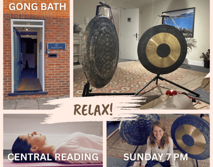 Image showing the venue entrance, inside and RGP with the instruments.