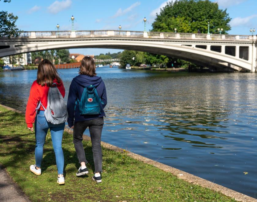 The Thames is part of The Kennet & Avon Canal at the Heart of Reading walk