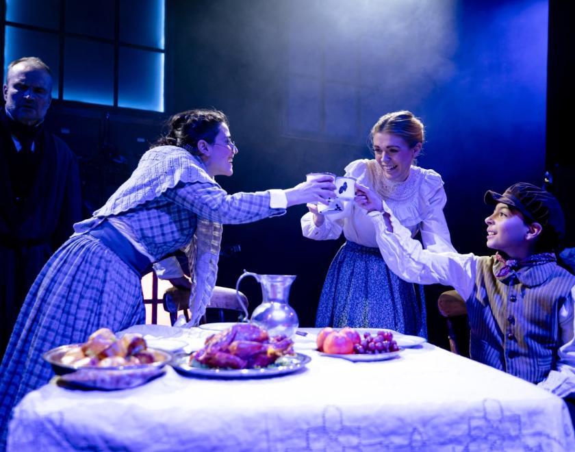Scene from 2022 production of A Christmas Carol