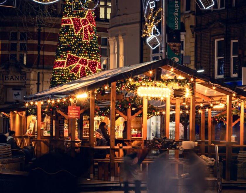 Christmas market on Broad Street