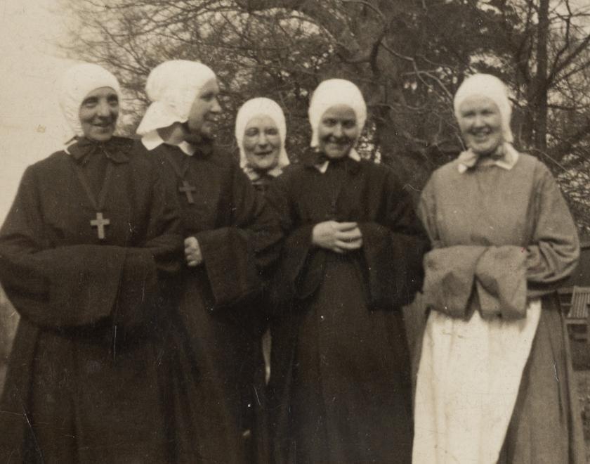 Archive photo of nuns from the Clewer House of Mercy