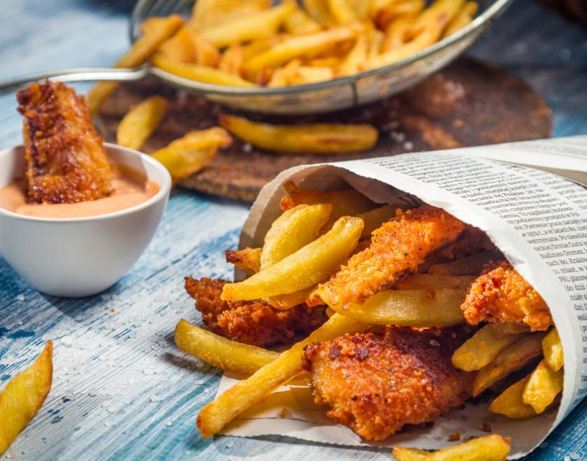 Fish and Chips pairing with Wine