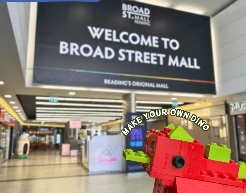 Homemade LEGO Dinosaur at Broad Street Mall