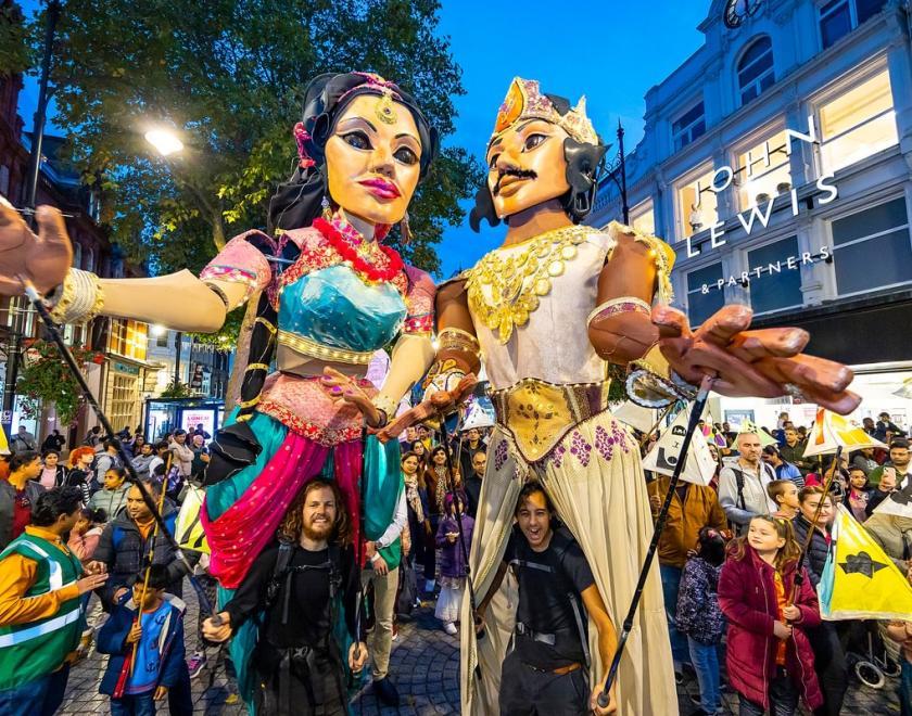 Diwali puppets