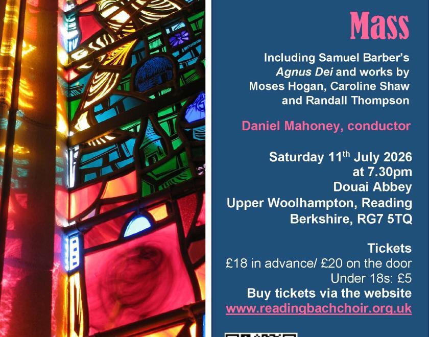 Picture of flyer for concert An American Mass