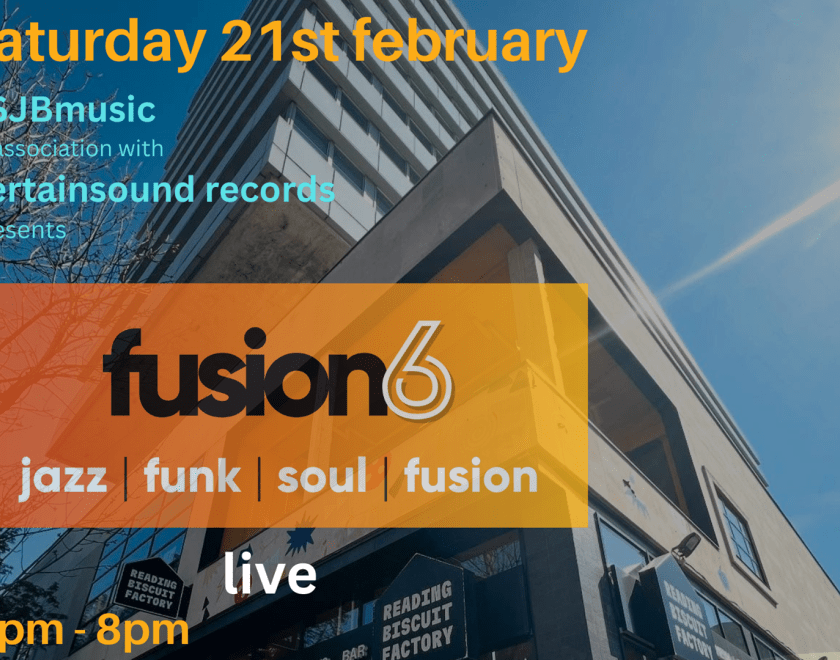 poster featuring the Reading Biscuit Factory cinema building