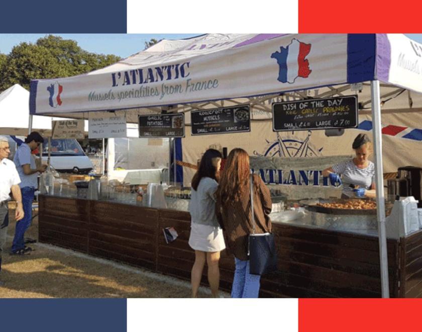 French market stall