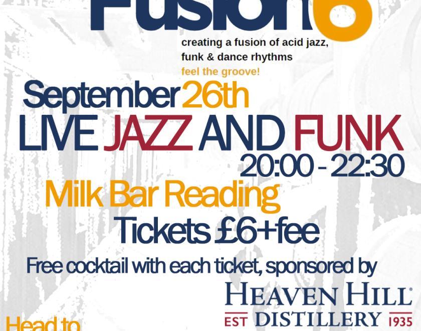 Fusion 6 live jazz and funk 