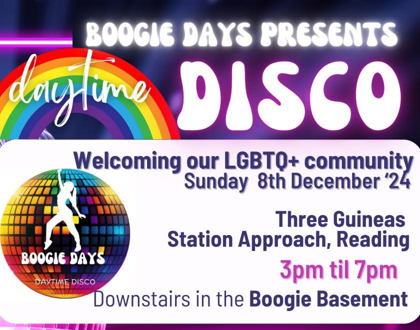 Boogie Days December Daytime Disco