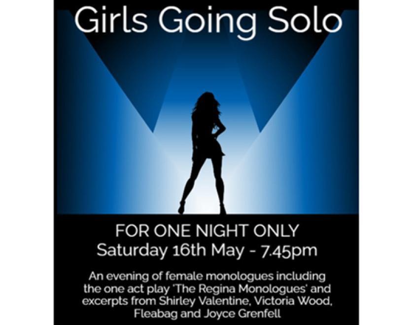 Girls Going Solo - An evening of fantastic Women's monologues