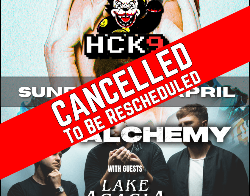 We are sorry to announce that tonights show has been cancelled due to Rhys (The Alchemy) completely losing his voice.  The show will be rescheduled at a later date.  We do appologise.